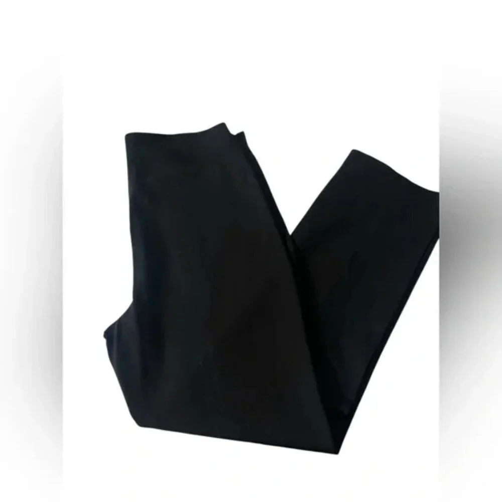 BANANA REPUBLIC - Avery Straight pant sz 12 in Black Color Wool blend inseam 26” - Picture 3 of 7